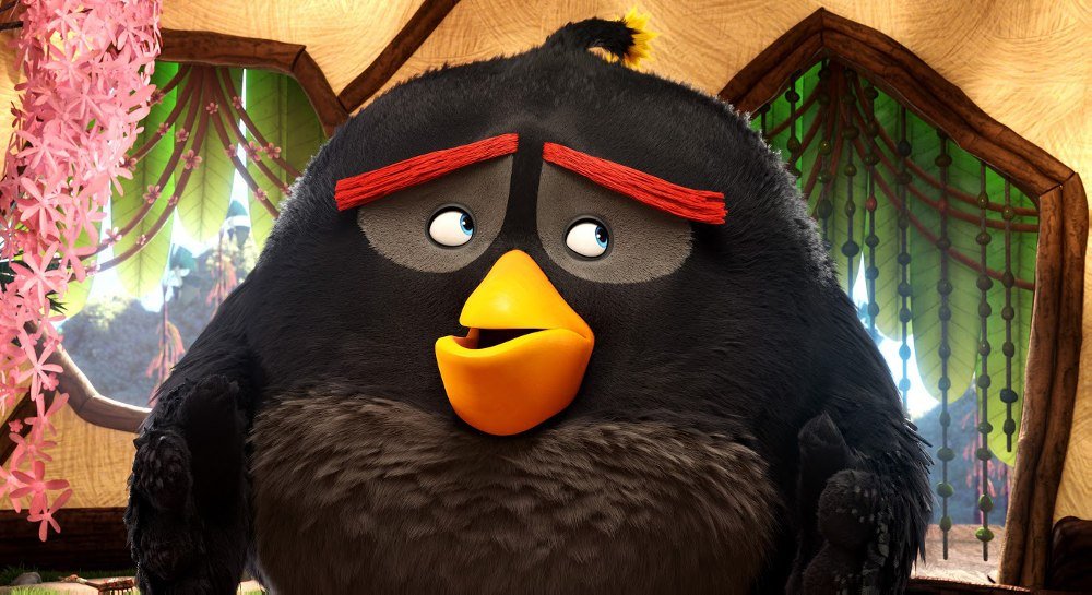 Bomb (Danny McBride) explains his explosive condition in Columbia Pictures and Rovio Animation's ANGRY BIRDS.