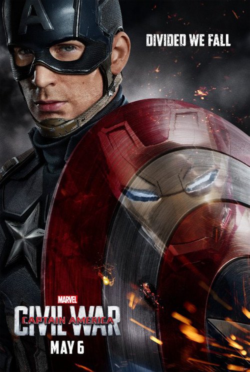 Captain America - Civil War -Poster Steve Rogers