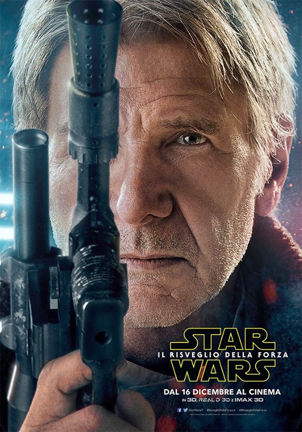 Harrison Ford in Star Wars - Il Risveglio della Forza