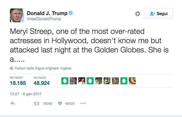 La La Land fa incetta di premi ai Golden Globes segnati da un magnifico discorso di Meryl Streep
