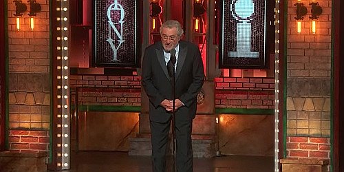 De Niro Tony Awards Fuck Trump