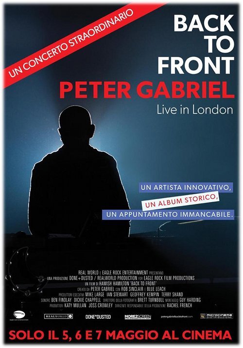 Peter Gabriel - Back To Front - 2014